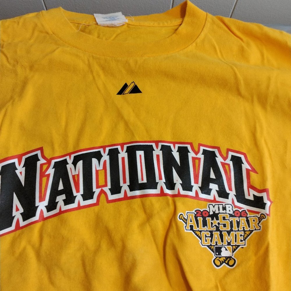 2008 MBL All Star Game T Shirt Majestic Beltran 15 T Shirt L